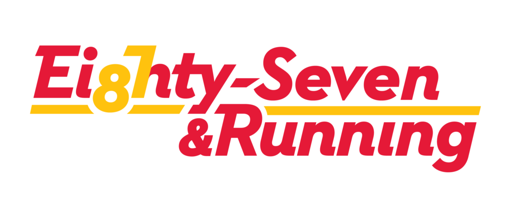 logo for 87 and running