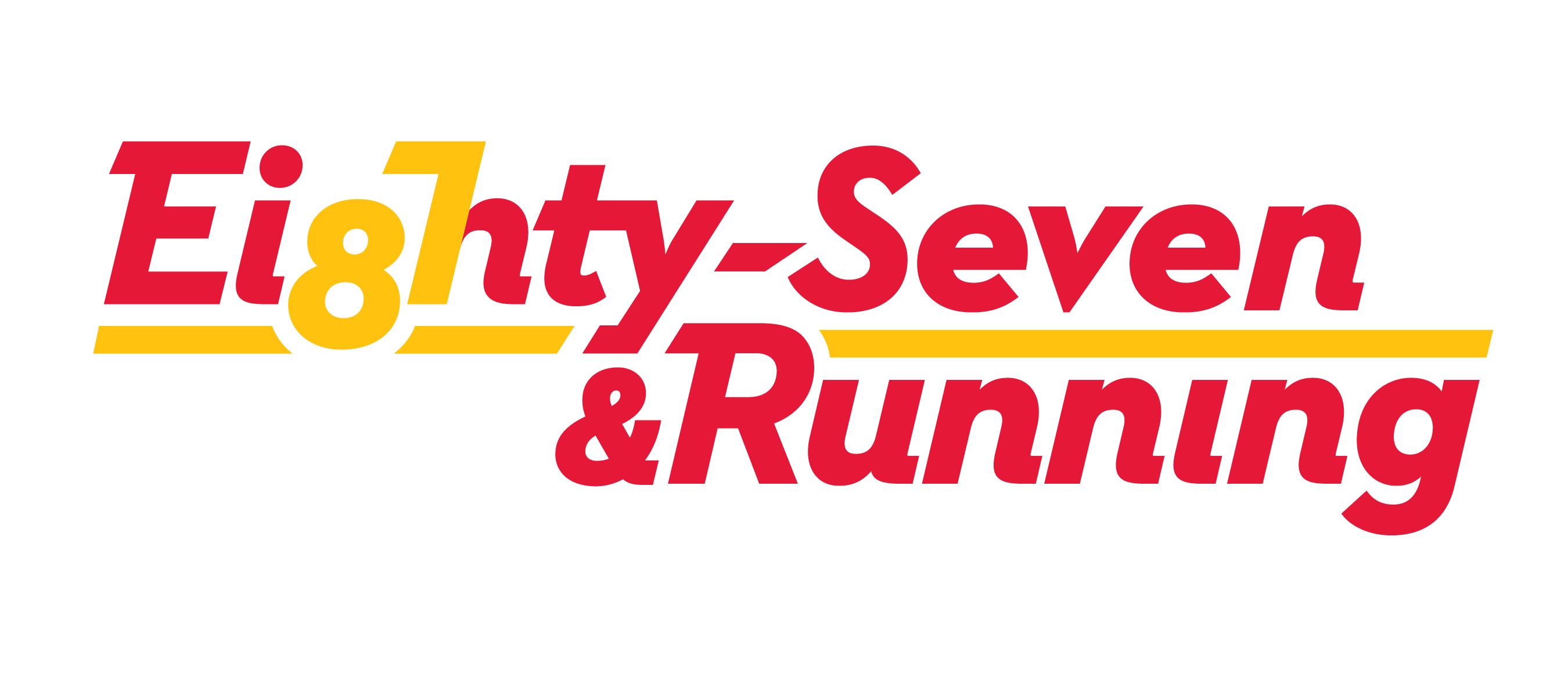logo for 87 and running