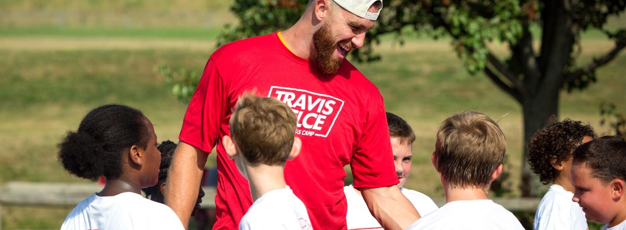 Travis Kelce’s Inaugural Football Camp is Memorable Day